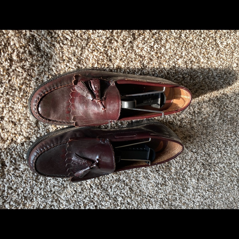 Brown Slip On Dress shoes